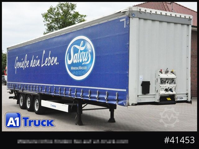 Öppen semitrailer med kapell KRONE SD, Getränke, Safe Curtain, LBW, , VDI 2700