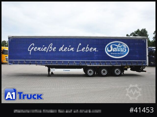Öppen semitrailer med kapell KRONE SD, Getränke, Safe Curtain, LBW, , VDI 2700