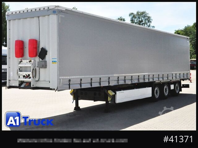 Öppen semitrailer med kapell KRONE SD, Staplerhalterung, Lenachse, Liftachse, RSAB