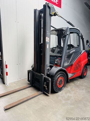 Diesel gaffeltrucks Linde H 45 D-02 EVO 3B Kabine Triplex STVO