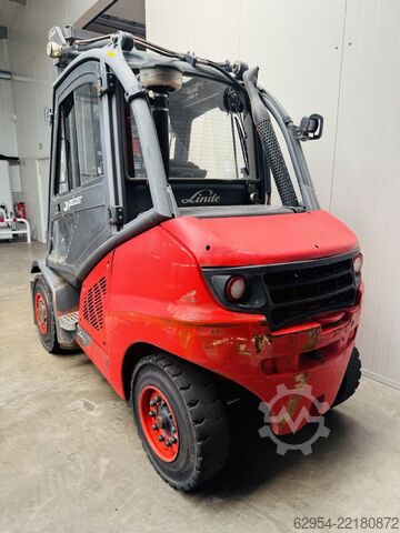 Diesel gaffeltrucks Linde H 45 D-02 EVO 3B Kabine Triplex STVO