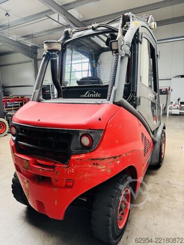 Diesel gaffeltrucks Linde H 45 D-02 EVO 3B Kabine Triplex STVO