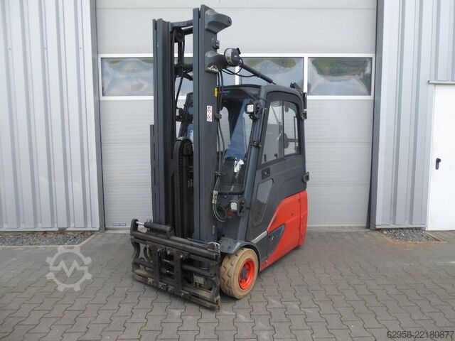 Elektrisk 3 -hjulet gaffeltruck Linde E16-02