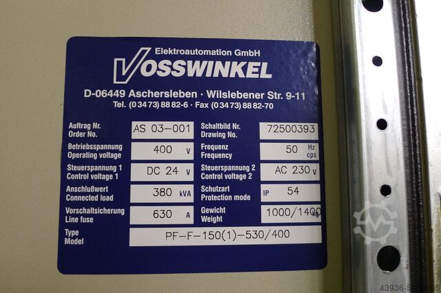 5 Ashsen-portaal 12000 x 7300 x 3000 Waldrich Siegen PF-F 150 530/400