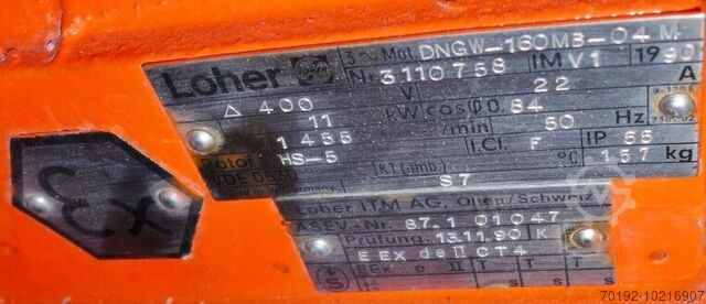 3690 liter verwarmbare/koelbare reactor gemaakt van V4A met ankerroerwerk  