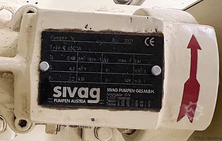 Massenpumpe Sollich/Sivag SSP 1000/R65C1A