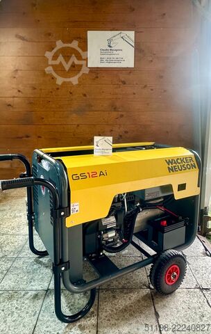Generator Wacker Neuson GS 12 AI Generator NEU Aktion!