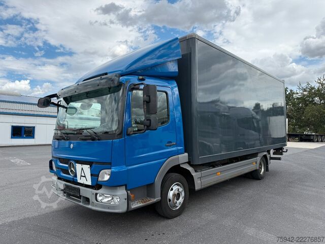 Transporter mit Koffer MERCEDES-BENZ Atego 818 KOFFER LBW KLIMA BLATT/LUFT