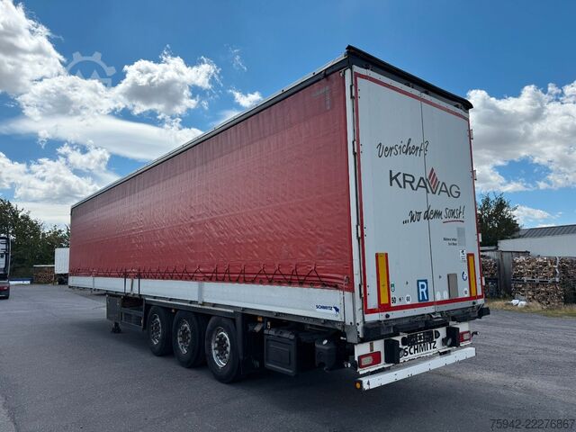 Auflieger mit Pritsche & Plane SCHMITZ CARGOBULL SCB/S3T BORDWANDSIDER EDSCHA LIFT