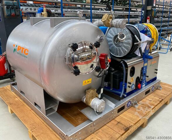 Hoge druk en afzuiging 160bar 55l/min. PTC Vortex Combi