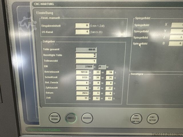 Laser cutting machine AMADA LC-2415 Alpha IV NT mit Be- Entladung