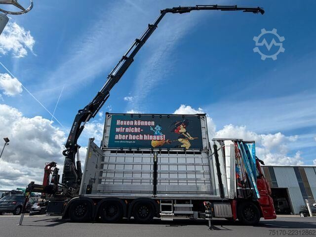 Vrachtwagen met kraan Mercedes-Benz Actros 3645 8x2/6 Hiab 358 E-5 Jib 70X-3 Hubdach