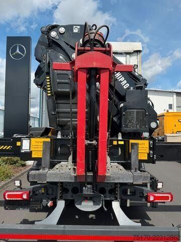Vrachtwagen met kraan Mercedes-Benz Actros 3645 8x2/6 Hiab 358 E-5 Jib 70X-3 Hubdach