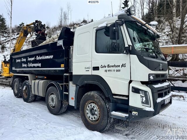 Avfallsbil Volvo FMX 540 8x4 Tipper Truck – 88,000 km! WATCH VIDEO