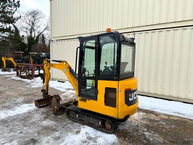 Mini excavator JCB 16C-1 /2022 BJ/1.397 H/verbr. Laufwerk/2xLöffel