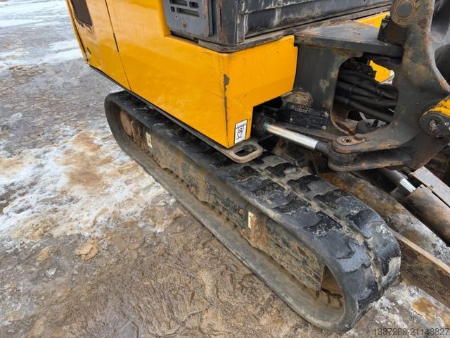 Mini excavator JCB 16C-1 /2022 BJ/1.397 H/verbr. Laufwerk/2xLöffel