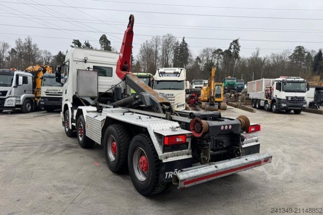 Haakarm vrachtwagen SCANIA G450 8x4 Trösch 26T