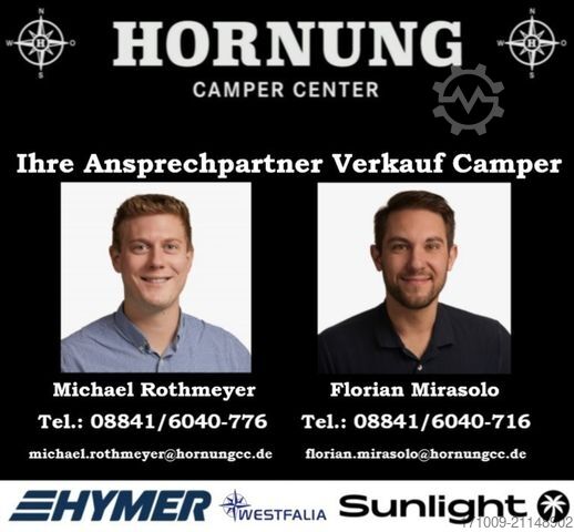 Camper van WESTFALIA Columbus 540 D Campovolo ohne Aufstelldach SOLAR