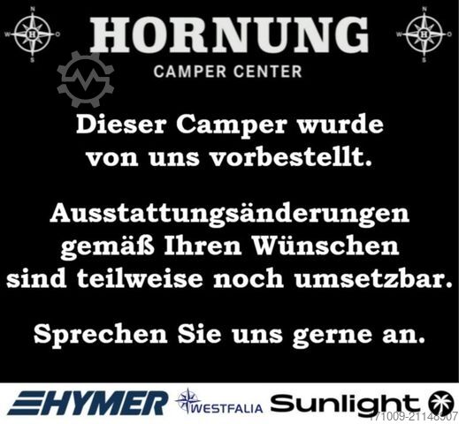 Camper van WESTFALIA Columbus 540 D ohne Aufstelldach MARKISE SOLAR