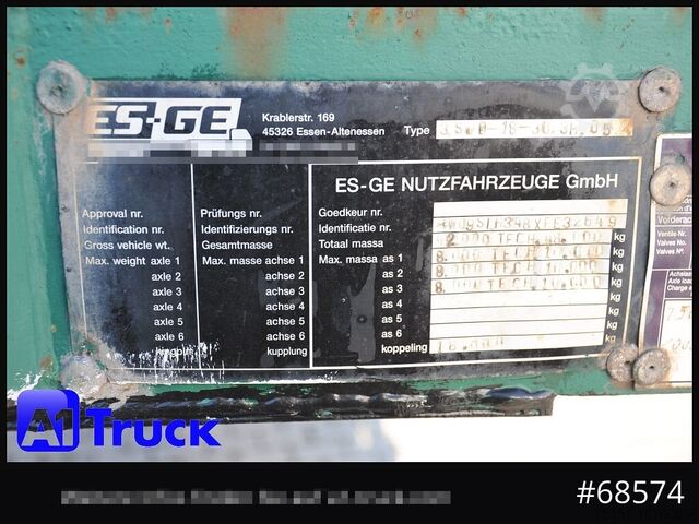 Dieplader oplegger FAYMONVILLE Plattform, ausziehbar, Lenkachse, Tieflader, 15250mm lang