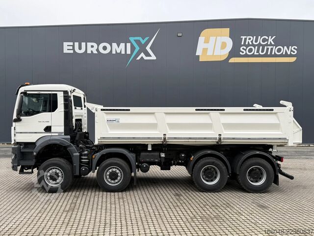 3-sided tipper MAN TGS 35.480 MAN TGS 35.480 8x8 3-Seiten-Kipper E...