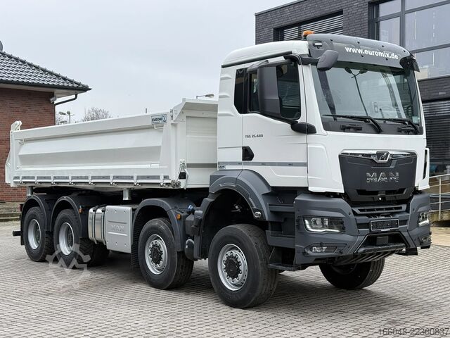 3-sided tipper MAN TGS 35.480 MAN TGS 35.480 8x8 3-Seiten-Kipper E...