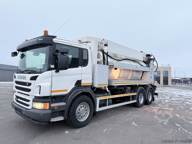 Vacuümtankwagen SCANIA P360 6x4 JHL Hvidtved Larsen FlexLine 312