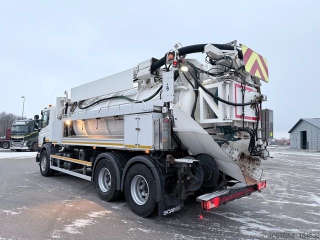 Vacuümtankwagen SCANIA P360 6x4 JHL Hvidtved Larsen FlexLine 312