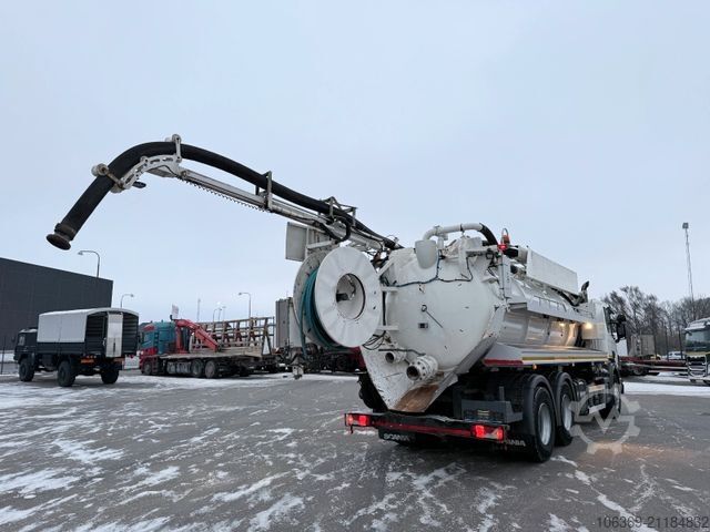 Vacuümtankwagen SCANIA P360 6x4 JHL Hvidtved Larsen FlexLine 312