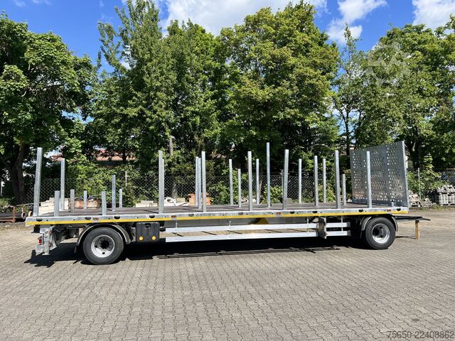 Reboque aberto Möslein T 2 Plato 7,60 m  2 Achs Jumbo- Plato- Anhänger Mega