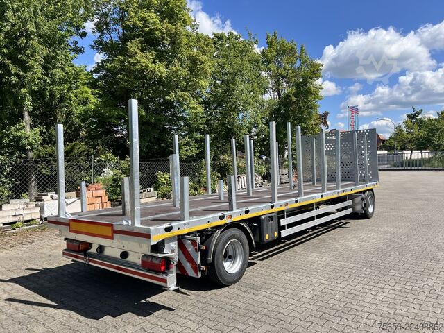 Reboque aberto Möslein T 2 Plato 7,60 m  2 Achs Jumbo- Plato- Anhänger Mega