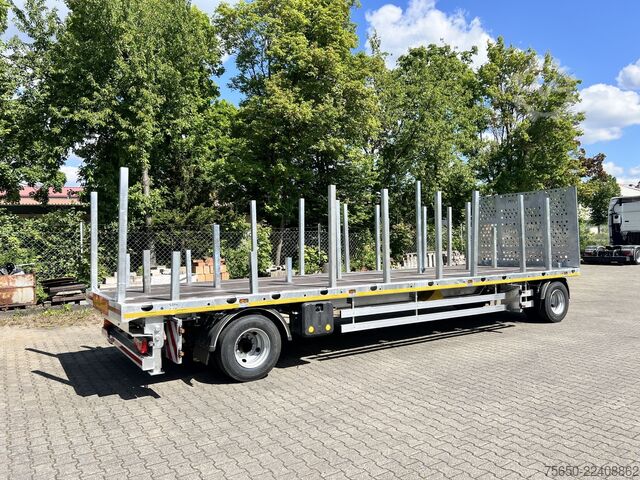 Reboque aberto Möslein T 2 Plato 7,60 m  2 Achs Jumbo- Plato- Anhänger Mega