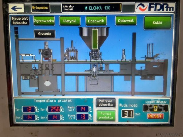 Zgrzewarka liniowa do doniczek foliowych Pamirex Pamirex FDPm Linea Pak 4LP