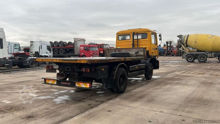 Atrelado da plataforma MAN 12.192 (MANUAL PUMP / 4X4 / POMPE MANUELLE / GR...