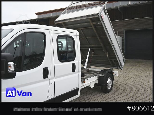 Aangepaste bestelwagen PEUGEOT Boxer Doka Kipper, AHK, Klima, Standheizung