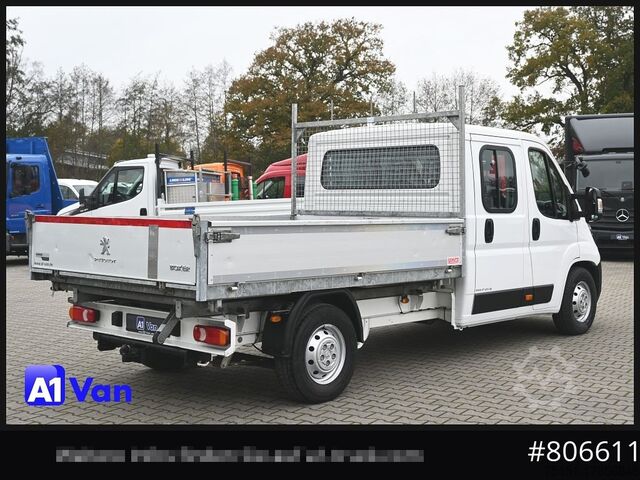 Tilpasset varevogn PEUGEOT Boxer Doka Kipper, AHK, Klima, Standheizung