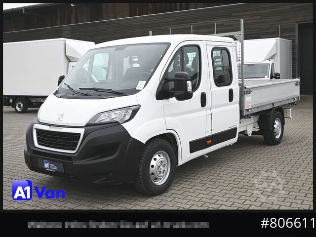 Tilpasset varevogn PEUGEOT Boxer Doka Kipper, AHK, Klima, Standheizung