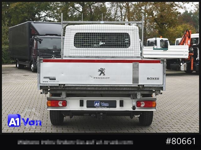 Tipvogn varebil PEUGEOT Boxer Doka Kipper, AHK, Klima, Standheizung