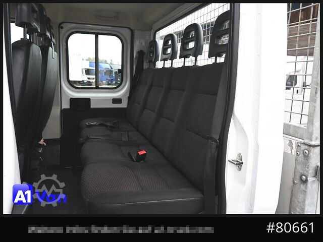 Tipvogn varebil PEUGEOT Boxer Doka Kipper, AHK, Klima, Standheizung