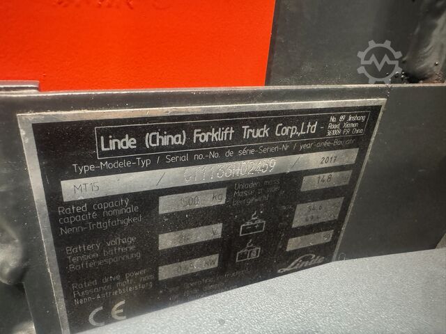 Manual pallet jack Linde MT 15-1133-01 [ID: 335]