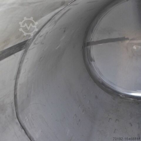 Ongebruikte dubbelwandige veiligheidstank van 15000 liter gemaakt van V2A volgens DIN-EN 12285-2