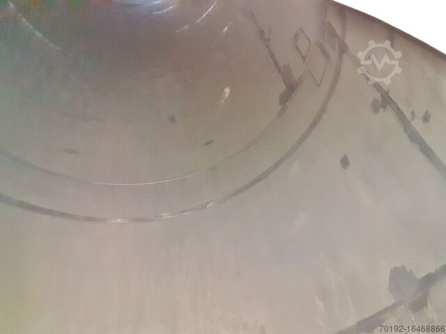 60000 Liter heiz-/kühlbarer Druckbehälter aus V2A  