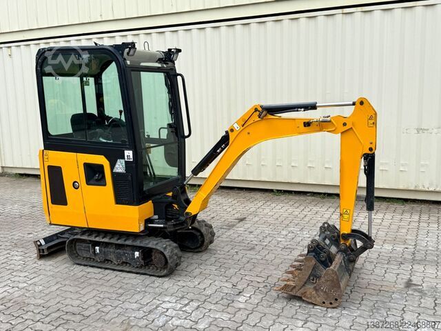 Miniexcavadora JCB 15C-1 / 825 H /  3 x Löffel / Kabine