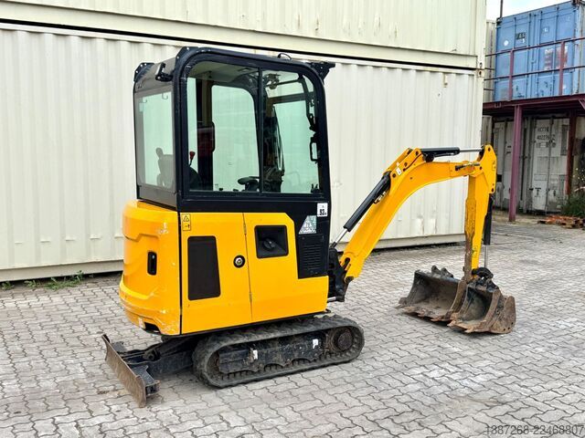 Miniexcavadora JCB 15C-1 / 825 H /  3 x Löffel / Kabine