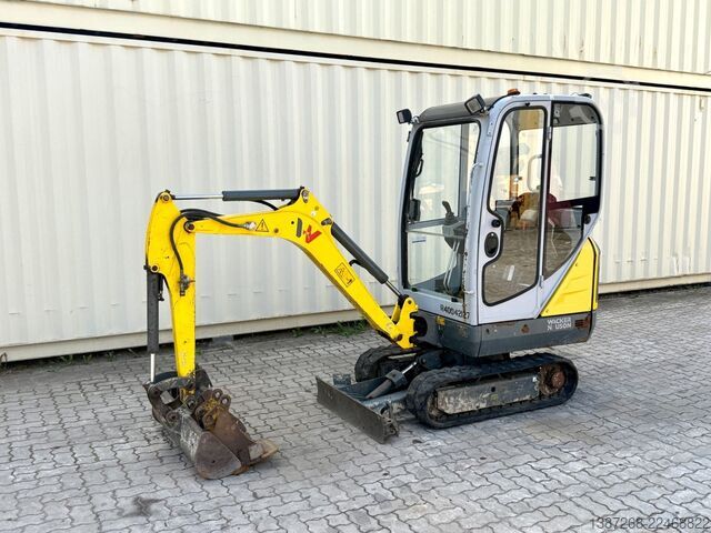 Mini-escavadora WACKER Neuson ET16 / 2019 BJ / 1.390 H / 3x Löffel