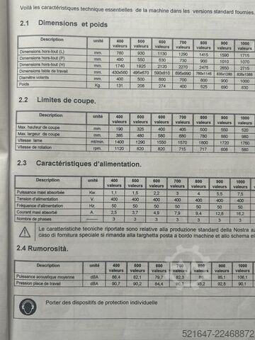 Lintzaag AGAZZANI 700