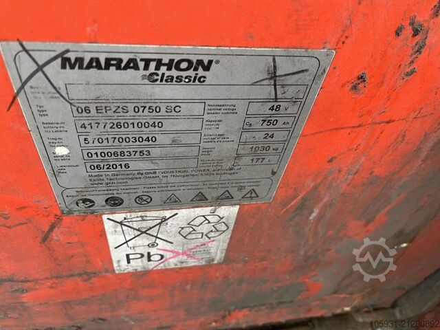 Electric 3-wheel forklift Linde E16L-02