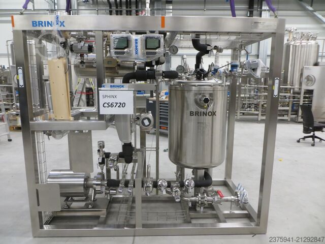 CIP module with insulated feed tank Brinox CIP LEP12