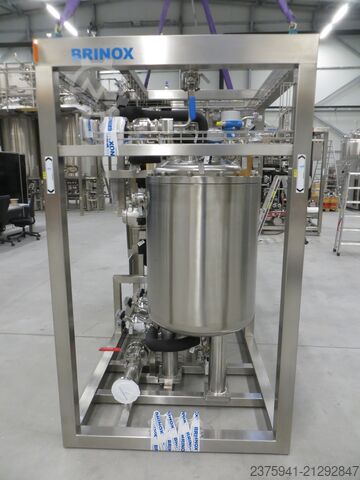 CIP module with insulated feed tank Brinox CIP LEP12