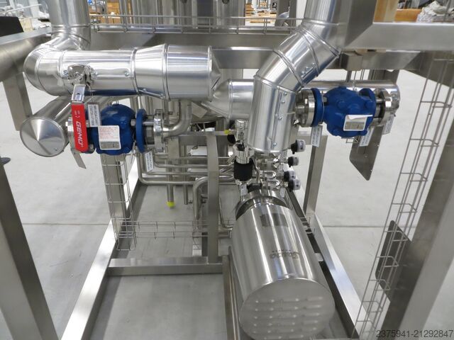 CIP module with insulated feed tank Brinox CIP LEP12